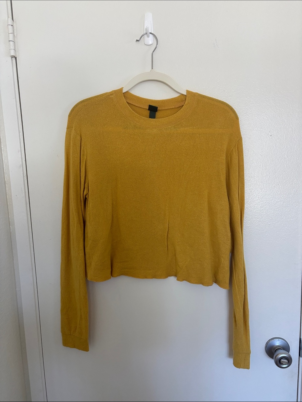 wild fable Mustard Crewneck Lightweight Sweater - Women